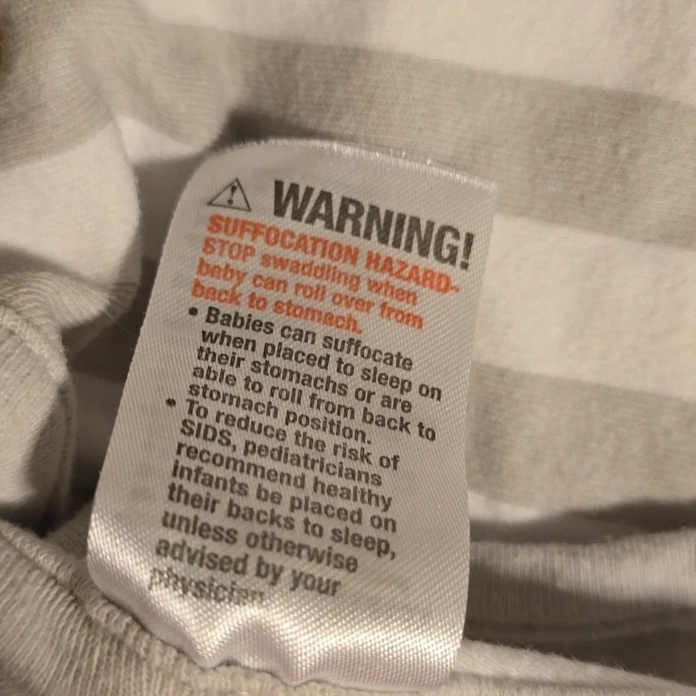Swaddle Me- Striped Baby Swaddle Blanket SM/MED